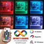 NEON RGB LED Strip Kit for PC, RGB LED Strip Light, Vibrant LED Computer Lights Multi Function RF Remote for Desktop PC Computer Tower, Come with Sata Power Cable and 12pcs Strong Magnetic Brackets
