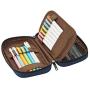 LIHIT LAB Zipper Pen Case, 7.9 × 2 × 4.7 Inches, Yellow Green (A7551-6)