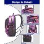 Backpack For School College Student Laptop Bookbag Travel Business with USB Port (Galaxy Color G)