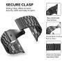 Fitlink Stainless Steel Metal Band for Apple Watch 38/40/42/44mm Replacement Link Bracelet Band Compatible with Apple Watch Series 6 Apple Watch Series 5 Apple Watch Series 1/2/3/4 (Black, 38/40mm)
