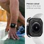 Spigen Rugged Armor Designed for Apple Watch Case for 44mm Series 6/SE/5/4 - Black