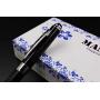 2 in 1 Vibration & massage ballpoint pen - mini Massage Tip Pen with Gift Box - Multifunction Electronic Pen (Black)