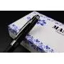 2 in 1 Vibration & massage ballpoint pen - mini Massage Tip Pen with Gift Box - Multifunction Electronic Pen (Black)