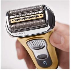 Braun 9299cc Series 9 Mens Electric Beard Trimmer with Blade, Cleaning Station and Travel Case Gold Edition