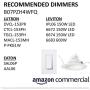 AmazonCommercial 120 Watt Equivalent, 5/6-Inch Recessed Downlight, Dimmable, CEC Compliant, Energy Star, Round LED Light Bulb | Daylight, 6-Pack