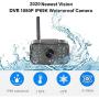 DoHonest V23 HD 1080P Digital Wireless Dual Backup Camera 7 DVR Split Screen Monitor Kit High-Speed Rear Observation System for Trailer,RV,Truck IR Night Vision IP69K Waterproof