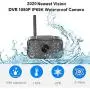 DoHonest V23 HD 1080P Digital Wireless Dual Backup Camera 7 DVR Split Screen Monitor Kit High-Speed Rear Observation System for Trailer,RV,Truck IR Night Vision IP69K Waterproof