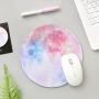 HaloVa Mouse Pad, Anti Slip Planet Mouse Mat for Desktops, Computer, PC and Laptops, Customized Round Mouse Pad for Office and Home, Primary Moon, 8.7 inches