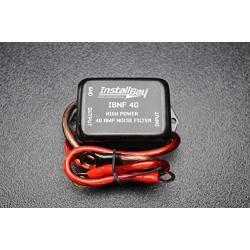 (1) Noise Filter 40 AMPS 12V HUM Filter Noise Engine Suppressor Wire IBNF40