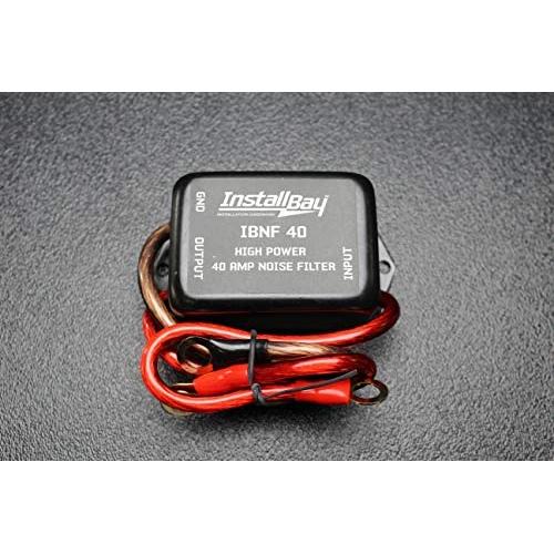 (1) Noise Filter 40 AMPS 12V HUM Filter Noise Engine Suppressor Wire IBNF40
