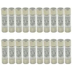 Hxchen 500V 16A R015 RT18 RT14 Fast Blow Ceramic Fuse Links 10 x 38mm/0.4'' x 1.5'' (3/8'' x 1-1/2'') - (20 Pcs)