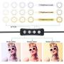 LED Ring Light 6'' with Tripod Stand for YouTube Video and Makeup, Mini LED Camera Light with Cell Phone Holder Desktop LED Lamp with 3 Light Modes & 11 Brightness Level (6'')