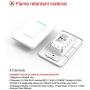 Smart Light Switch, Joso 2.4Ghz WiFi Light Switch Single-Pole Compatible with Alexa, Google Assistant & IFTTT with Timer, Mechanical Button Switch, Multi-person Remote Control, No Hub Required