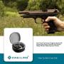 Caseling Hard Case fits Walkers Game Ear Razor Slim or Howard Leight Impact Sport ﻿and Genesis Sharp-Shooter Safety Eyewear Glasses (Fits Earmuff & Glass) Case only.