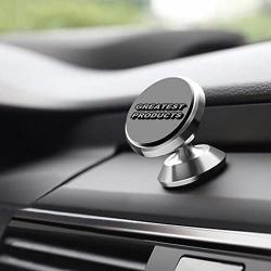GREATEST PRODUCTS Magnetic Phone Car Mount-Phone Holder for Car iPhone 7 8 Car Mount-Cell Phone Holder-Samsung Galaxy S7 S8, LG, Dash Phone Mount - Universal Magnetic Phone Mount - Silver