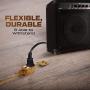 25 Feet Brown Extension Cord, 3 Outlet, 2 Prong, 16 Gauge Cable, Heavy Duty, Indoor use, (2 Pack) - by Revpex