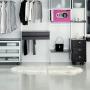 JUGREAT Security Safe Box with Induction Light,Electronic Digital Securit Safe Steel Construction Hidden with Lock，Wall or Cabinet Anchoring Design for Home Office Hotel Gun Passport Cash(Pink)