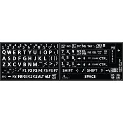 English US Large Letters Black Keyboard Stickers