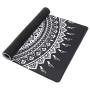 iLeadon Desk Pad Protector, Large Gaming Mouse Pad 35.1 x 15.75-inch 2.5mm Thick, Cute Desk Decor, Office Desk Writing Pad with Non-Slip Rubber Base for Home Office Work Accessories, Black Mandala