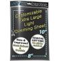 LightDims Customizable Original Strength - Light Dimming Sheet for Alarm Clocks, Electronics and Appliances and More. Dims 50-80% of Light, 8”x10” Extra Large Size in Minimal Packaging.