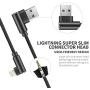90 Degree Right Angle iPhone Charger Cable Lightning Cable 3Pack 10ft Metal Nylon Braided Cord iPhone 12/11/ Pro/Max/X/XS/XR/XS Max/ 8/ Plus/7/7 Plus/6/6S-Black 90 Degree Right Angle iPhone Charger Cable Lightning Cable 3Pack 10ft Metal Nylon Braided Cord iPhone 12/11/ Pro/Max/X/XS/XR/XS Max/ 8/ Plus/7/7 Plus/6/6S-Black