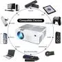 XIAOYA Portable Mini Projector, HD 1080P Supported Home Theater Projector for Home, Office and Ourdoor, 3600 Lumens Bright Led Projector Compatible with TV Stick/HDMI/VGA/USB/TV Box/Laptop/PS4-White XIAOYA Portable Mini Projector, HD 1080P Supported Home Theater Projector for Home, Office and Ourdoor, 3600 Lumens Bright Led Projector Compatible with TV Stick/HDMI/VGA/USB/TV Box/Laptop/PS4-White