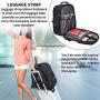 Extra Large 50L Travel Laptop Backpack with USB Charging Port Fit 17 Inch Laptops for Men Women