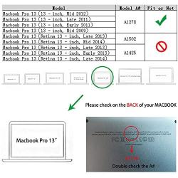 RUBAN Case Compatible with MacBook Pro 13 inch 2012 2011 2010 2009 Release A1278, Plastic Hard Case Shell and Keyboard Cover for Older Version MacBook Pro 13 Inch with CD-ROM - Gold