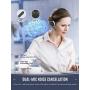 Mpow HC5 Bluetooth Headset V5.0, Wireless Headphones with Dual Microphone, CVC8.0 Noise Canceling, 22+Hrs Talk Time, Soft Ear Pad, Wireless Business Office Headset for Calling, Music (Wired Optional)