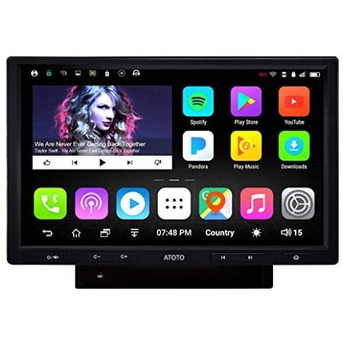 [10inch] ATOTO A6 2DIN Android Car Navigation Stereo with Dual Bluetooth - A6 Standard A6Y1010SB Car Entertainment Multimedia Radio,WiFi/BT Tethering Internet,Support 256G SD &More