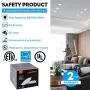 JARLSTAR 6 Pack 8 Inch Ultra-Thin LED Recessed Ceiling Light with Junction Box, 6000K Daylight, 18W 110V Eqv Recessed Lighting, Slim LED Can-Killer Downlight,1500LM High Brightness,CRI80+