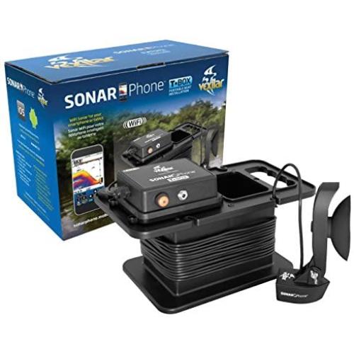 Vexilar SP300 T-Box Smartphone Fish Finder with Portable Case, Black