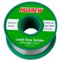 HUAREW HR990307 Sn 99-Ag 0.3-Cu 0.7 lead-free solder wire with rosin core (0.6mm, 60g)