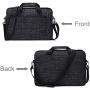 Procase 11-12.9 Inch Sleeve Case Bag Compatible for Tablet Laptop Ultrabook MacBook Chromebook Surface Pro X Notebook Acer Asus Dell HP Lenovo Galaxy with Handle Carrying Shoulder Strap -Black Plaid