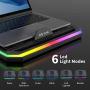Jelly Comb RGB Laptop Stand, 9-Adjustable Height Laptop Riser, Air-Ventilation Laptop Holder for Notebook, Laptop, Tablet-S05A