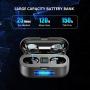 Bluetooth Earbuds,SUNhai F9 TWS Wireless Bluetooth 5.0 Headphones, IPX7 Waterproof Touch Headphones in-Ear Sports Earphone, Build in 2000mAh Power Bank Headset & Microphone and so on