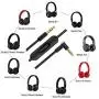 SINDERY Solo 3 Cable Replacement headphones Aux Extension Cord with Mic Compatible with Solo 2/Studio 2/Pro/Headphones or iPods, iPhones, iPads. (Black)