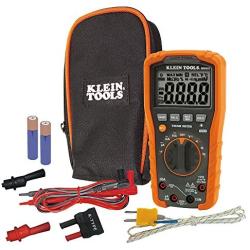 Klein Tools MM600 HVAC Multimeter, Digital Auto-Ranging Multimeter for AC/DC Voltage, and Current, Temperature, Frequency, Continuity, More