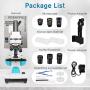 100x-2000x Microscope Kit for Kids & Students, Lab Microscope Kit for Beginners with Led Lights, Microscope Science Kit with Detailed Operating Instructions, Complete Science Accessory Kit