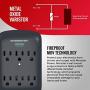 Monster Wall Tap Surge Protector - Power Surge Protector with Wall Mount - Heavy Duty Protection with up to 6 AC - Ideal for Computers, Home Theatre, Home Appliance and Office Equipment