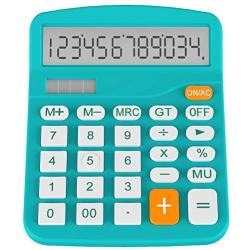 Helect H1001B-Calculator-BL Standard Function Desktop Calculator, Blue