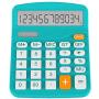 Helect H1001B-Calculator-BL Standard Function Desktop Calculator, Blue