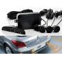 EKYLIN Car Auto Vehicle Reverse Backup Radar System with 4 Parking Sensors Distance Detection + LED Distance Display + Sound Warning (White Color)