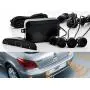 EKYLIN Car Auto Vehicle Reverse Backup Radar System with 4 Parking Sensors Distance Detection + LED Distance Display + Sound Warning (Blue Color)