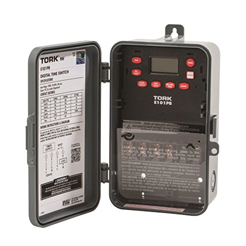 NSi Multipurpose Control 24 Hour Time Switch, 120 VAC Input Supply, 1 Channel, SPST Output Dry Contact - E101PB
