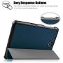 Fintie Slim Shell Case for Samsung Galaxy Tab A 8.0 (Previous Model 2015) - Super Slim Lightweight Standing Cover with Auto Sleep/Wake for Tab A 8.0 SM-T350/T355/P350/P355 2015, Navy