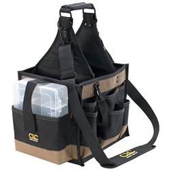 CLC Custom LeatherCraft 1528 Large Electrical and Maintenance Tool Carrier, 22 Pocket
