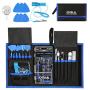 ORIA Precision Screwdriver Set, 86 in 1 with 57 Bits Repair Tool Kit, Portable Bag for Cellphone, Game Console, Tablet and Other Devices, Blue