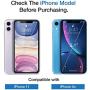TETHYS Glass Screen Protector Designed For iPhone 11 / iPhone XR (6.1'') [Edge to Edge Coverage] Full Protection Durable Tempered Glass Compatible iPhone XR/11 [Guidance Frame Include] - Pack of 3
