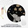 Pricetail Mouse Pad, Elephant Under The Star Cute Mouse Pads, Mouse Pad Gaming Small-grtswp, Non-Slip Rubber Base Mouse Pads, Waterproof Office Mousepads, for PC Computer Laptop, 7.9 x 7.9 x 0.1 Inch